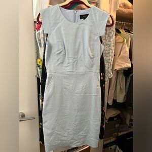 J. Crew Resume Dress - Linen - PETITE